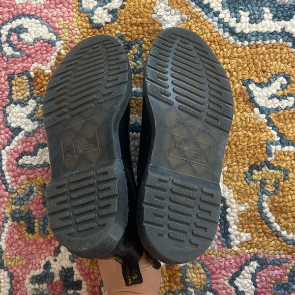 Dr. Martens Black Chelsea Boots with Yellow Stitching - Picture 6 of 6